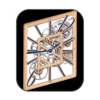 cartier卡地亚不规则白色机械表盘.clock