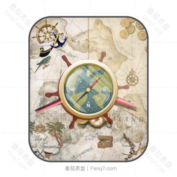 航海旅行海盗船表盘.clock