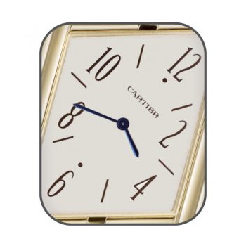 Cartier卡地亚不规则白色表盘.clock