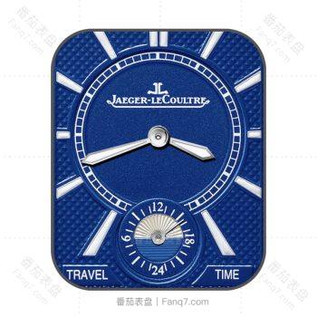 积家 Jaeger-LeCoulltre蓝色表盘.clock