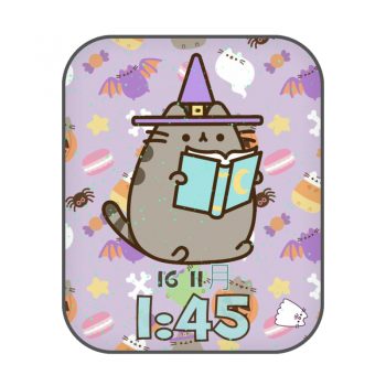 魔法龙猫粉紫卡通动漫表盘.clock