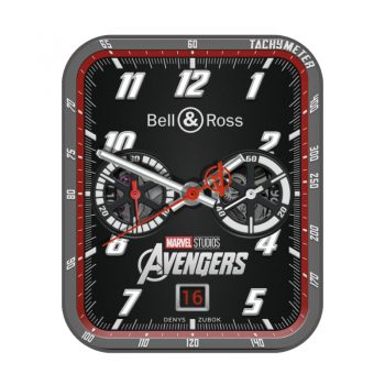 bell & ross 柏莱士黑色渐变机械表盘.clock