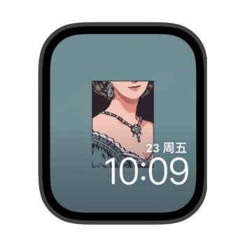 贵妇的珠宝项链苹果iwatch壁纸表盘.watchface