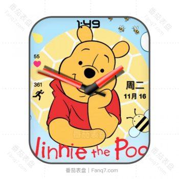 迪士尼disney卡通维尼熊动态表盘.clock