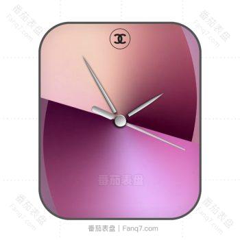 CHANEL香奈儿小香风粉玫红渐变表盘.clock