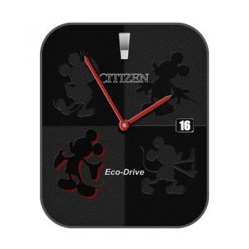 西铁城CITIZEN磨砂四格米奇迪士尼disney表盘.clock