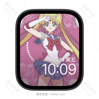 魔卡少女樱Y字手势苹果iwatch壁纸表盘.watchface