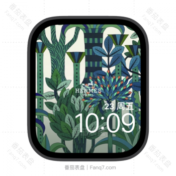 hermes爱马仕插画苹果iwatch壁纸表盘.watchface
