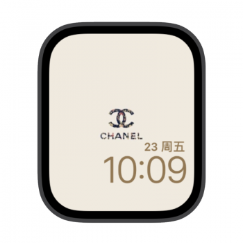 香奈儿chanel logo标志苹果iwatch壁纸表盘.watchface