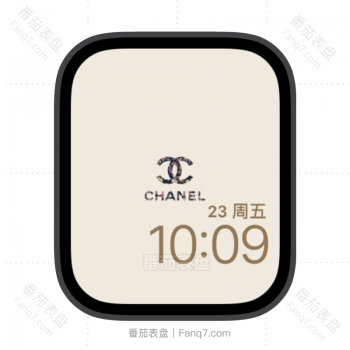 香奈儿chanel logo标志苹果iwatch壁纸表盘.watchface