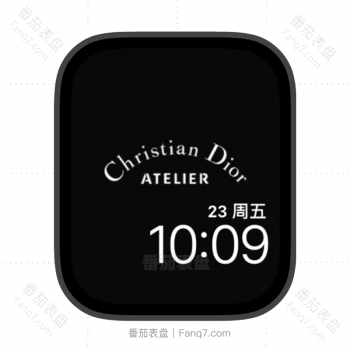 christian dior atelier迪奥工作室logo苹果iwatch壁纸表盘.watchface