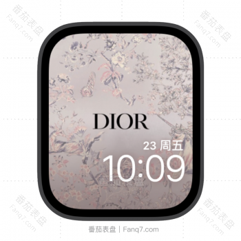 Dior迪奥插画苹果iwatch壁纸表盘.watchface