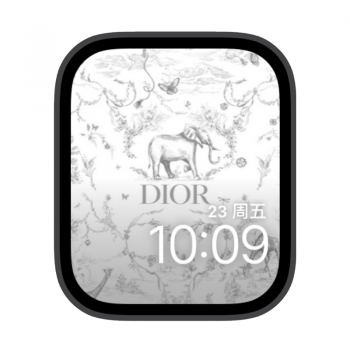 Dior迪奥插画苹果iwatch壁纸表盘.watchface