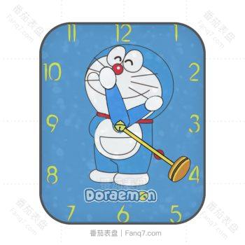 哆啦a梦Doraemon by salvoilrosso机械猫动态表盘.clock