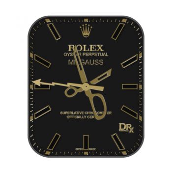 劳力士ROLEX黑色玫瑰金剪刀表盘.clock