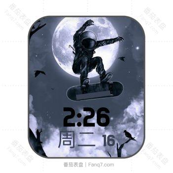 FAN.shahramkh 黑夜乌鸦表盘.clock