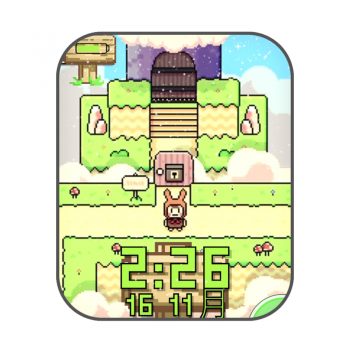 Game Pixie可爱兔子游戏表盘.clock