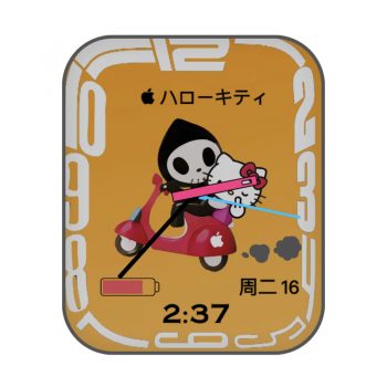 watch S7独占Continuum骷髅黄色KT猫表盘.clock