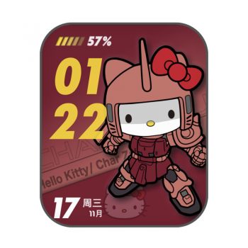 红色盔甲机械猫表盘.clock