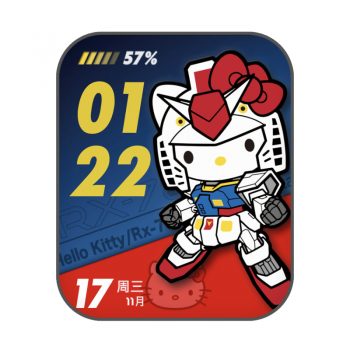 蓝色盔甲机械猫表盘.clock