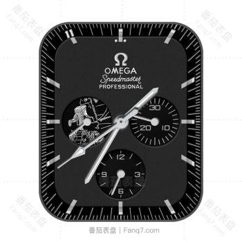 欧米茄OMEGA阿波罗11登月50周年黑白高端表盘.clock