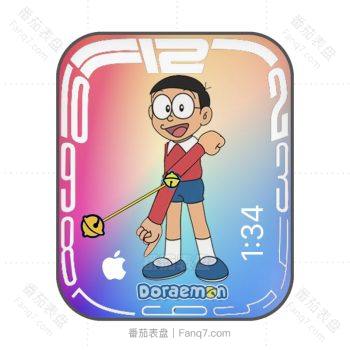 watch S7独占Continuum哆啦a梦大雄表盘.clock