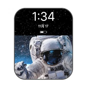 宇航员太空人真人表盘.clock