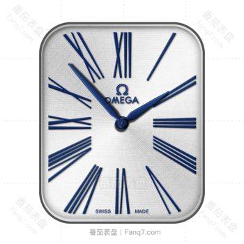 欧米茄OMEGA银白简约高端表盘.clock
