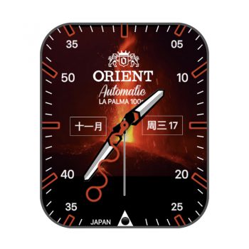 Orient东方双狮火山爆发表盘.clock
