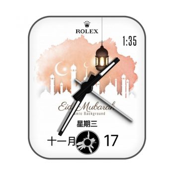 劳力士ROLEX白底万圣节主题表盘.clock