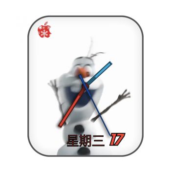 冰雪奇缘雪宝动态表盘.clock