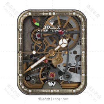 劳力士ROLEX银棕机械表盘.clock