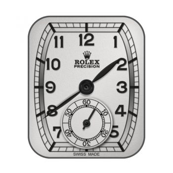 劳力士ROLEX灰色复古时钟表盘.clock