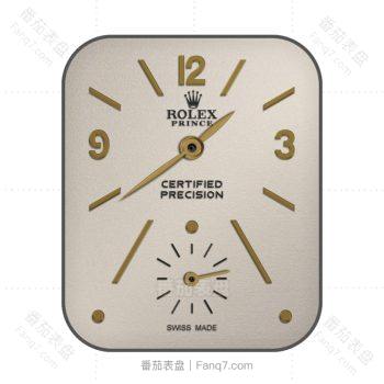 劳力士ROLEX浅棕数字表盘.clock