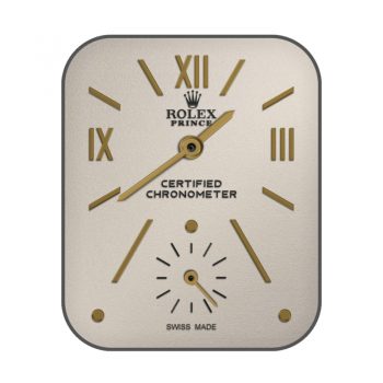 劳力士ROLEX浅棕数字表盘.clock