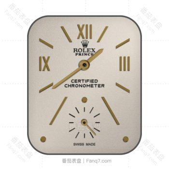 劳力士ROLEX浅棕数字表盘.clock