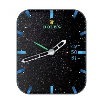 劳力士ROLEX黑色星空白点表盘.clock