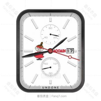 UNDONE昂当MOOMIN姆明世界白色表盘.clock