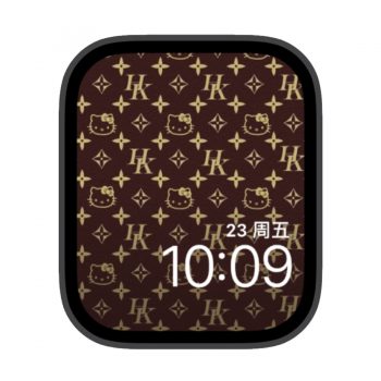 hello Kitty印花头像苹果iwatch壁纸表盘.watchface