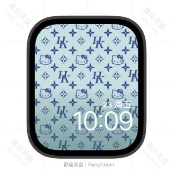 hello Kitty印花头像苹果iwatch壁纸表盘.watchface