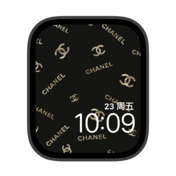 香奈儿logo苹果iwatch壁纸表盘.watchface