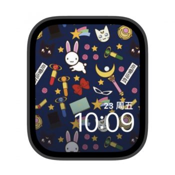 魔卡少女卡通苹果iwatch壁纸表盘.watchface