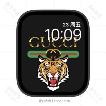 GUCCI古驰老虎苹果iwatch壁纸表盘.watchface