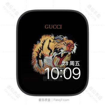 GUCCI古驰老虎苹果iwatch壁纸表盘.watchface