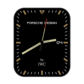 Porsche保时捷iwc万国简约黑表盘.clock
