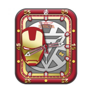 IronMan钢铁侠invict英他氟漫威系列红色表盘.clock