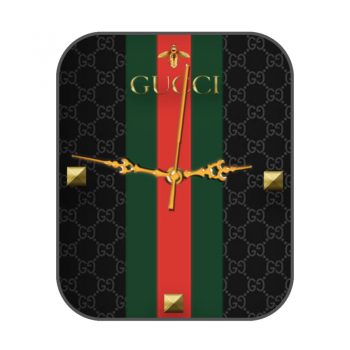 GUCCI古驰红绿条纹表盘.clock