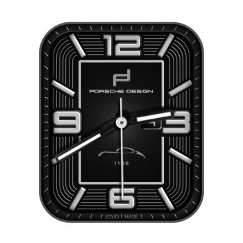 Porsche保时捷标黑白赛道表盘.clock