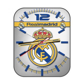 皇家马德里(Realmadrid)球队蓝白灰表盘.clock