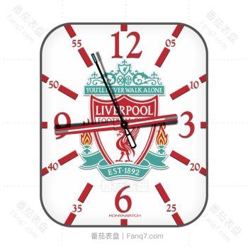 利物浦足球俱乐部(Liverpool Football Club红白表盘.clock